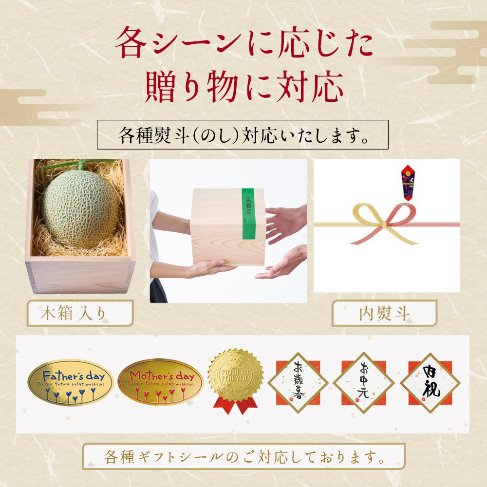 【特選】IRODORI 近澤さんの最高級緑肉メロン 1玉