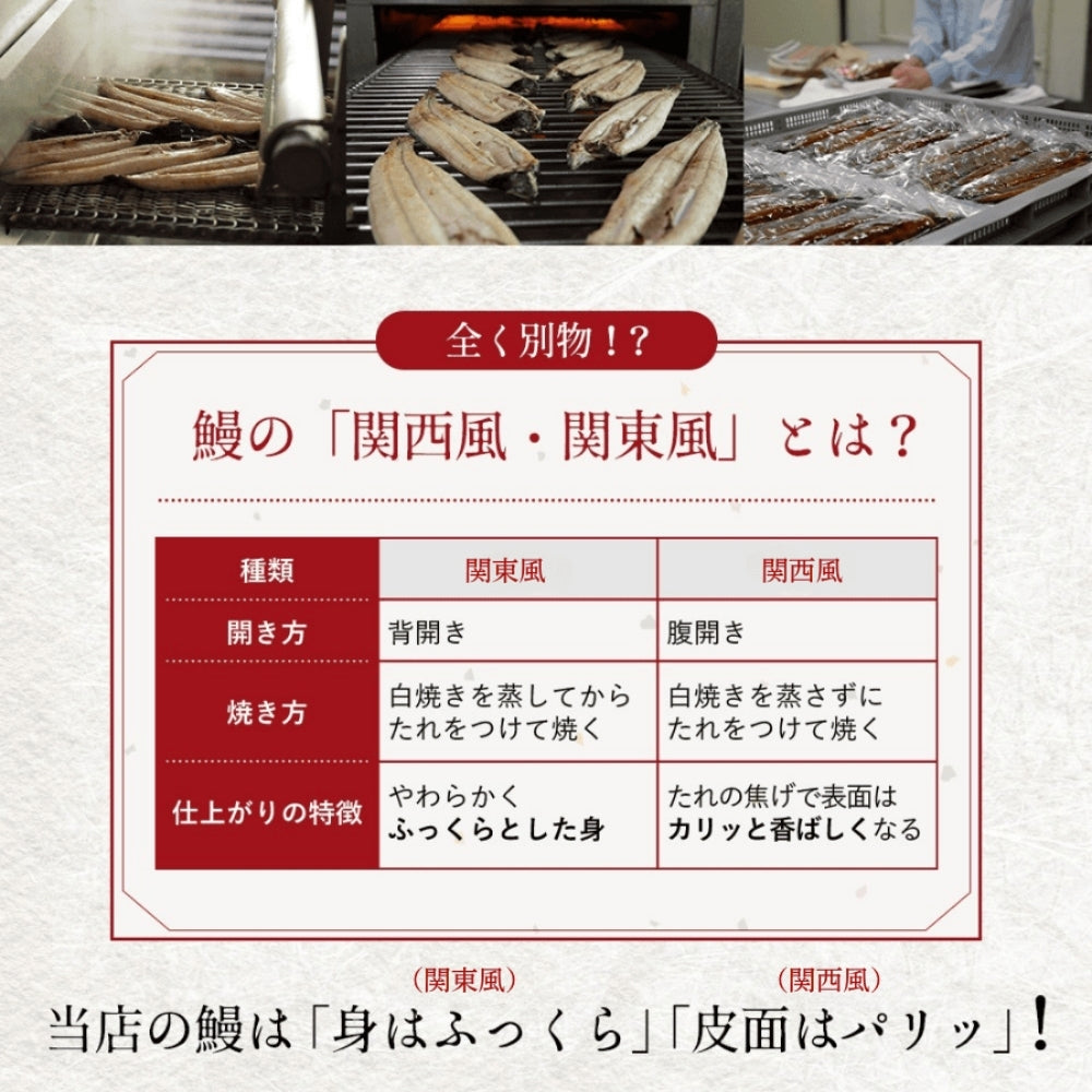 高知県産 うなぎ 四万十川×仁淀川 食べ比べセット無投薬  各1本