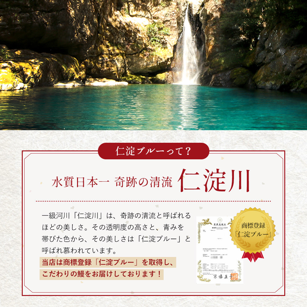 高知県産 うなぎ 四万十川×仁淀川 食べ比べセット無投薬  各1本