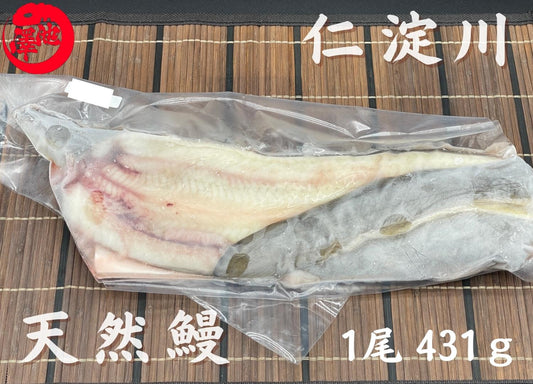 天然うなぎ 仁淀川【1尾 431ｇ】生冷凍  国産 高知県産