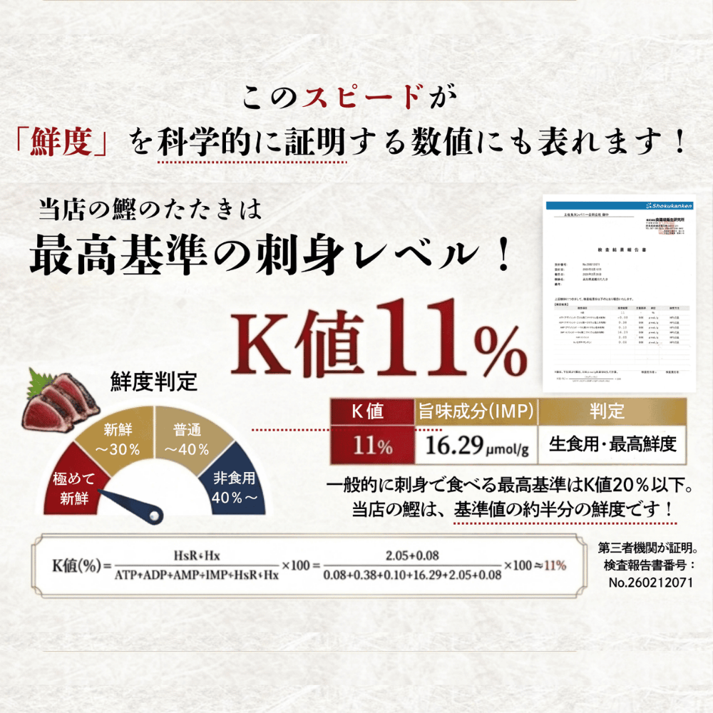 土佐久礼産 完全藁焼き鰹たたき 750g（2〜4節）6人前