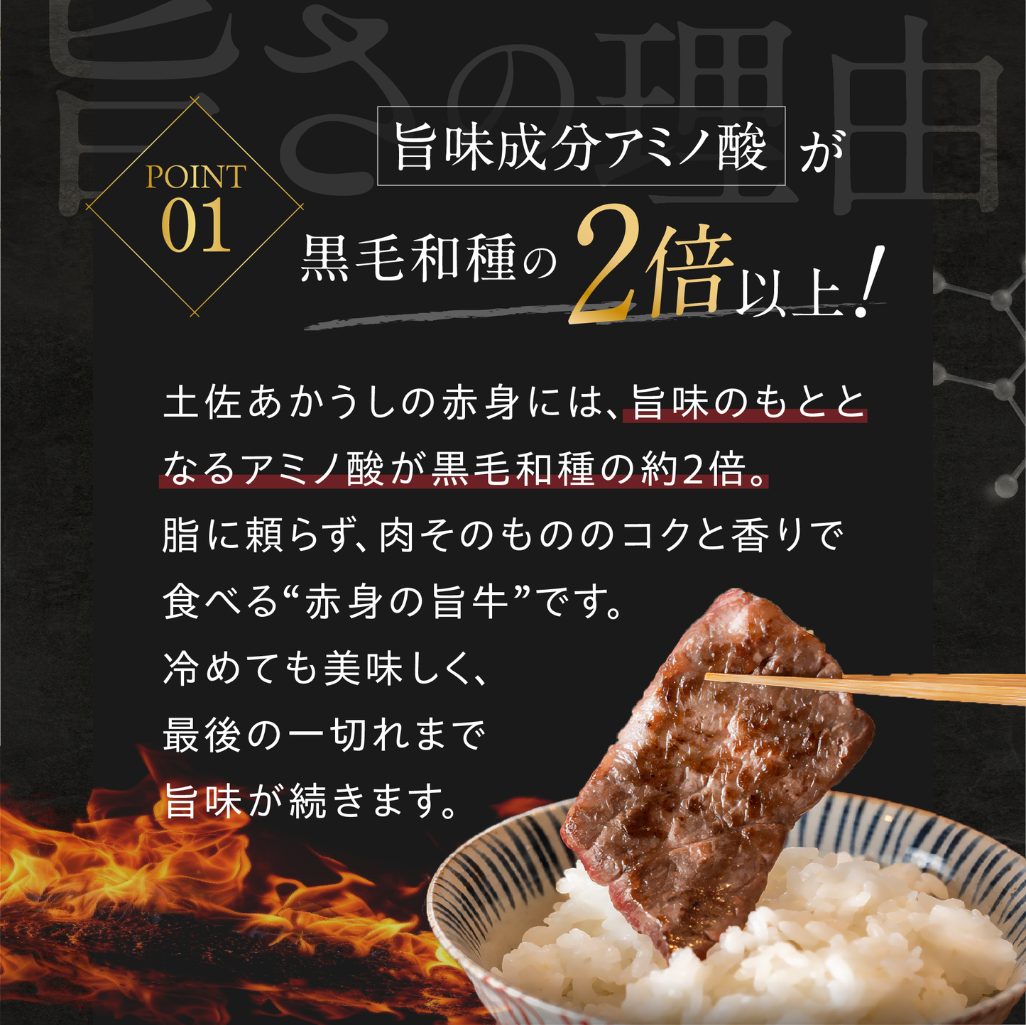 土佐あかうし 極上 焼肉セット カルビ・ロース 計500g