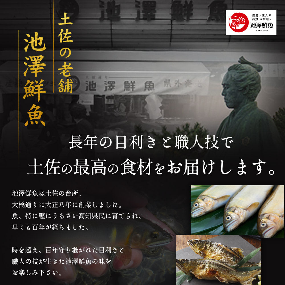 冷凍していない生鮎 高知県 仁淀川 天然鮎 【6月中旬発送予約】 – 池澤 