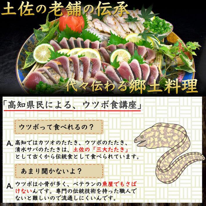 土佐海鮮珍味 ウツボのたたき 約300g 送料無料 - 池澤鮮魚オンラインショップ