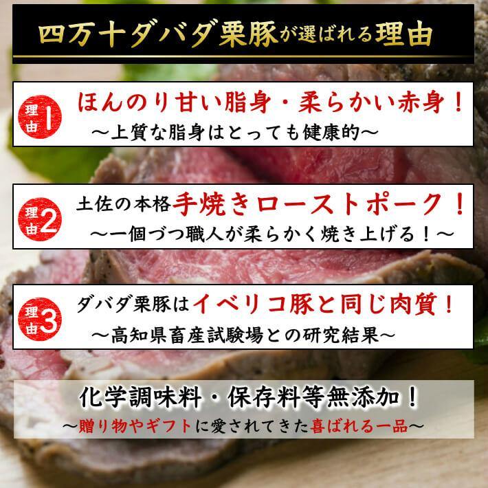 高知県産 四万十 ダバダ栗豚 3種のローストポークセット  約1,2kg - 池澤鮮魚オンラインショップ