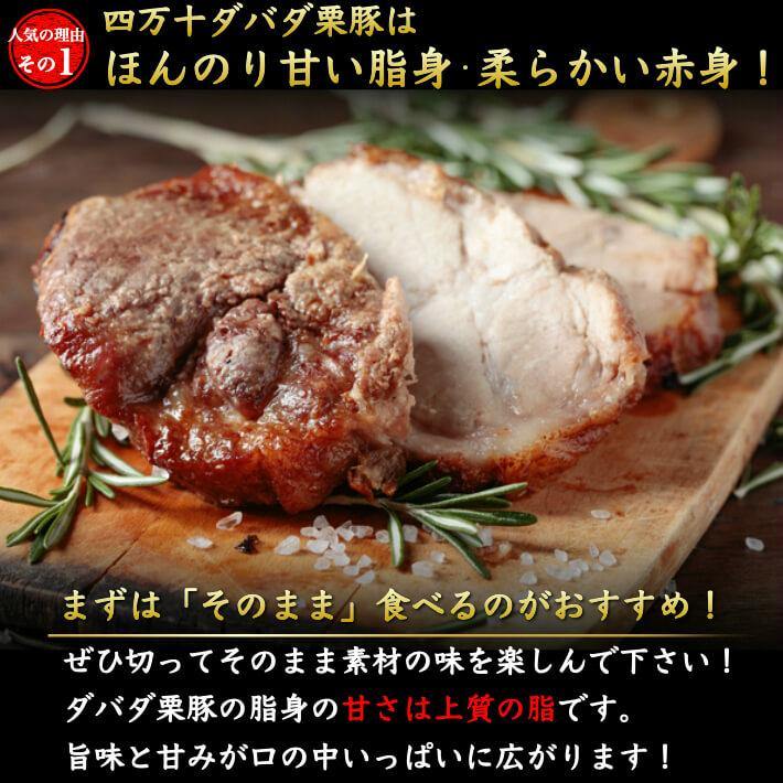 高知県産 四万十 ダバダ栗豚 3種のローストポークセット  約1,2kg - 池澤鮮魚オンラインショップ