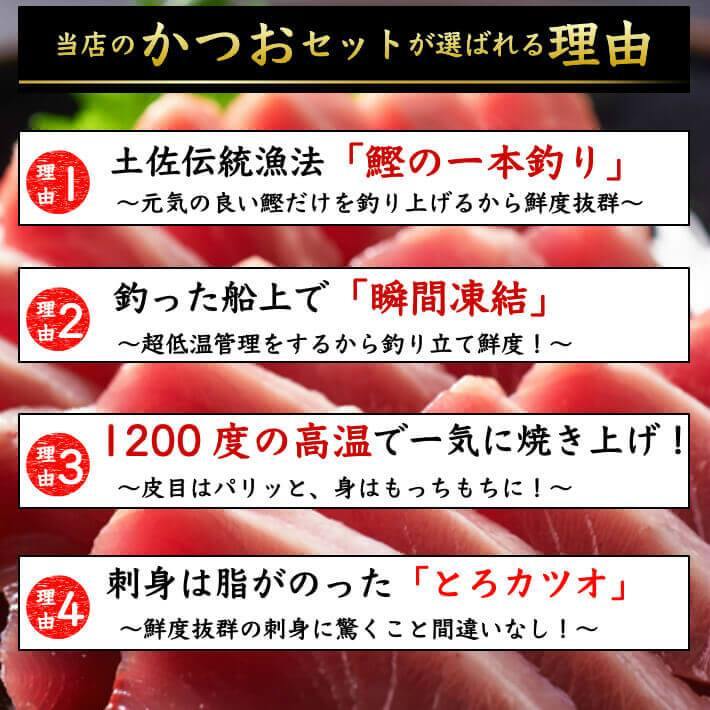 ＼初鰹／ 鰹のたたきと刺身食べ比べセット  各1節 送料無料 - 池澤鮮魚オンラインショップ